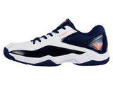 Victor A102 AB Badminton Shoes (White/Blue) - Badminton Corner