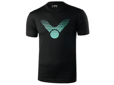 Victor T-90026 C T-Shirt [Black] - Badminton Corner