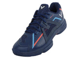 Victor P6500 B Unisex Badminton Shoes (Medival Blue) - Badminton Corner