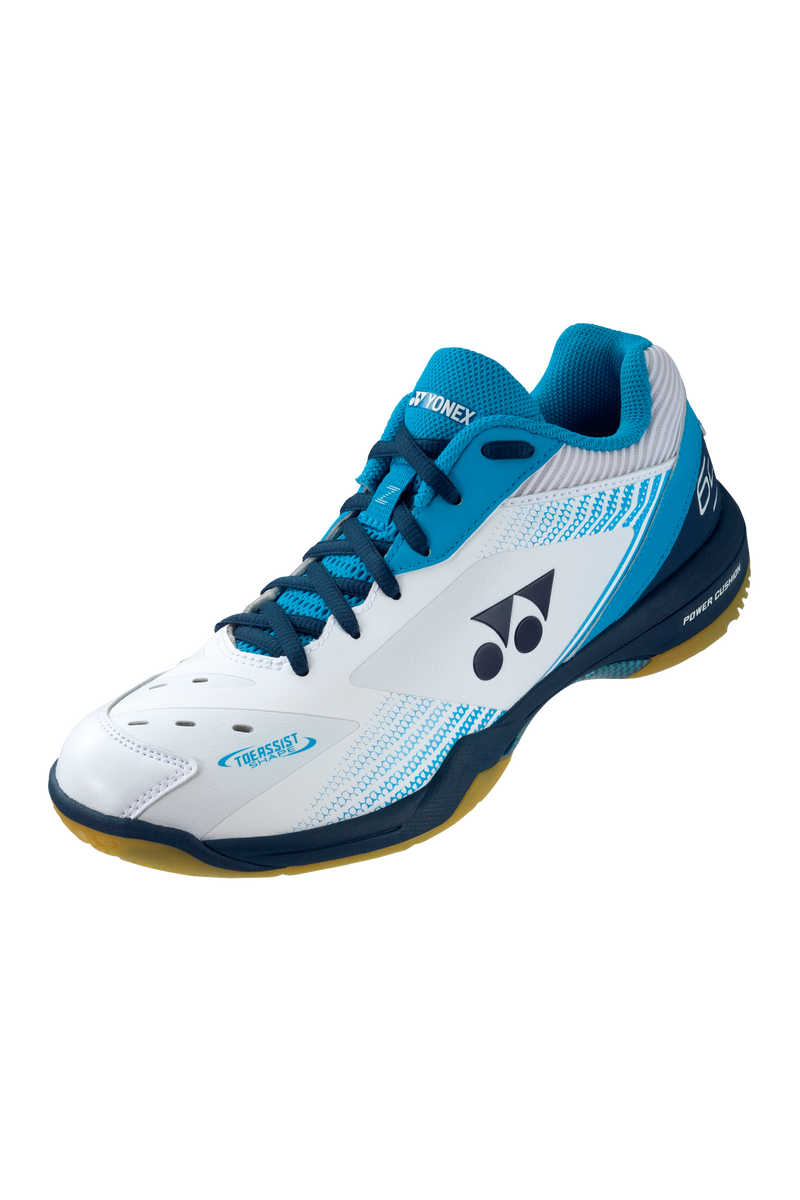 Yonex Power Cushion 65 Z3 Men (White/Ocean Blue) | Badminton Corner