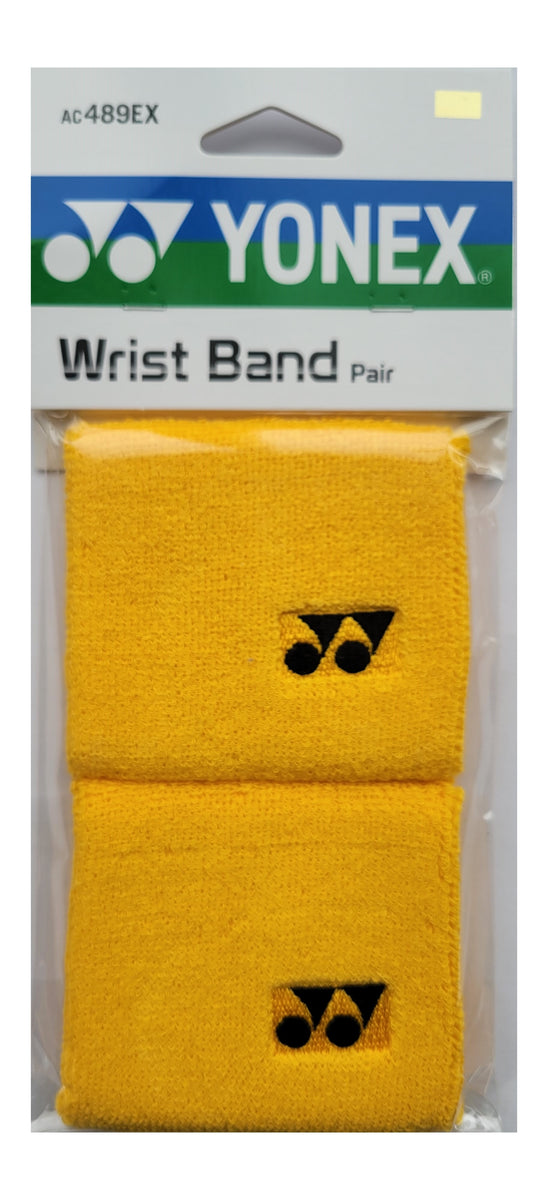 Yonex Wrist Band AC489EX(2 Pack)[Yellow] Badminton Corner
