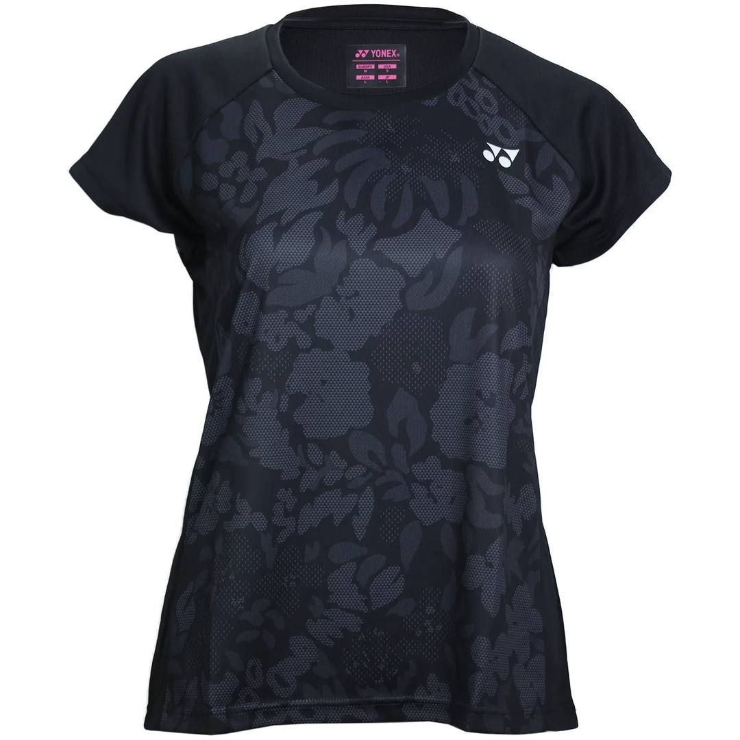 Yonex Women's Intanton/Marin Badminton T-Shirt - 16633[Black