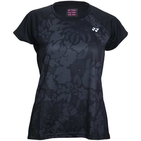 Yonex Women's Intanton/Marin Badminton T-Shirt - 16633[Black]