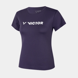 Victor Women's Knitted Badminton T-Shirt- T-66012 J (Mulled Grape)