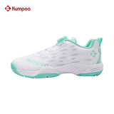 Kumpoo KH-J08 Badminton Shoe (White/Green) - Badminton Corner