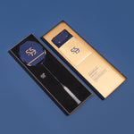 Victor 55th Anniversary Edition Gift Box BraveSword 12 DLUX GB B[Blue] Unstrung - Badminton Corner