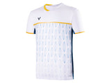Victor 55th Anniversary Edition T-5501A Tournament Edition T-Shirt (White) - Badminton Corner