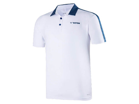 Victor 55th Anniversary Edition S-5502A Polo Shirt (White) - Badminton Corner