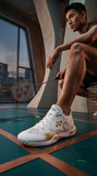 Yonex Power Cushion Eclipsion Z Men Shoes (White/Gold) - Badminton Corner