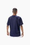 Yonex Men's Crew Neck Shirt  - YM0033EX [Navy Blue]