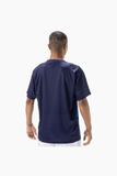 Yonex Men's Crew Neck Shirt  - YM0033EX [Navy Blue]