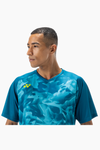 Yonex Men's Crew Neck Shirt  - YM0033EX [Blue Green]