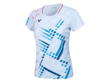 Victor Women's Badminton T-Shirt- T-51009 A (White) - Badminton Corner
