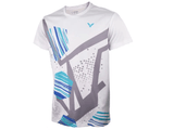 Victor Badminton T-Shirt- T-49010 A (White) - Badminton Corner