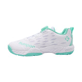Kumpoo KH-J08 Badminton Shoe (White/Green) - Badminton Corner