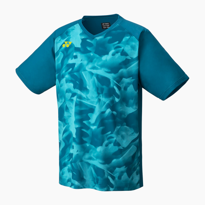 Yonex Men's Crew Neck Shirt  - YM0033EX [Blue Green] - Badminton Corner