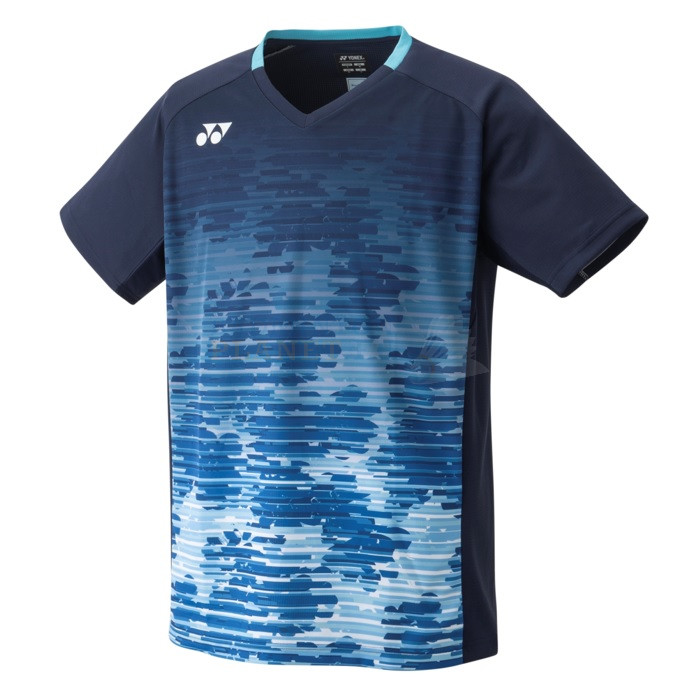 YONEX スポーツシャツ ホワイト/ネイビー Vネック ヨネックス YONEX テニスウェア ユニセックス トレーナー 32032