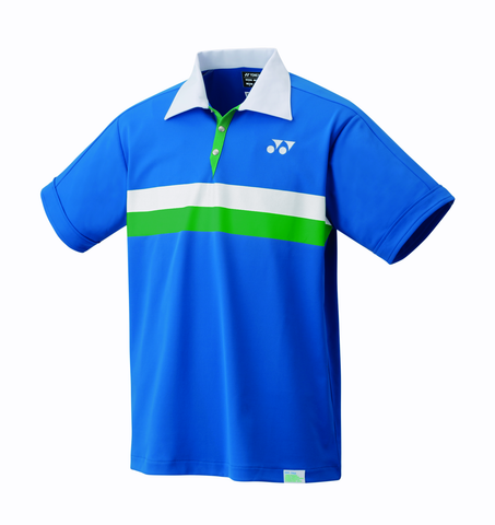 Yonex 75th Men's Polo Shirt [Blue] - Badminton Corner