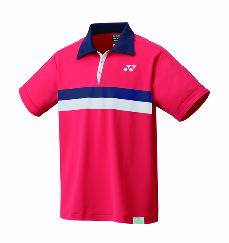 Yonex 75th Men's Polo Shirt [Red] - Badminton Corner