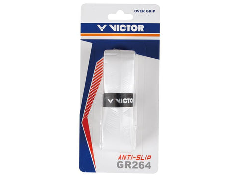 Victor GR264 Anti-Slip Overgrip (1 pack)[White] - Badminton Corner