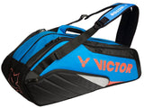 Victor BR8208 FC Racquet Bag [12 PCS] (Blue/Black) - Badminton Corner
