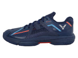 Victor P6500 B Unisex Badminton Shoes (Medival Blue) - Badminton Corner