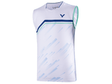 Victor T-30003 A T-Shirt [White] - Badminton Corner