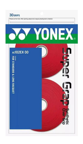 Yonex AC102EX-30 Super Grap (30 Wraps)(Wine Red) - Badminton Corner