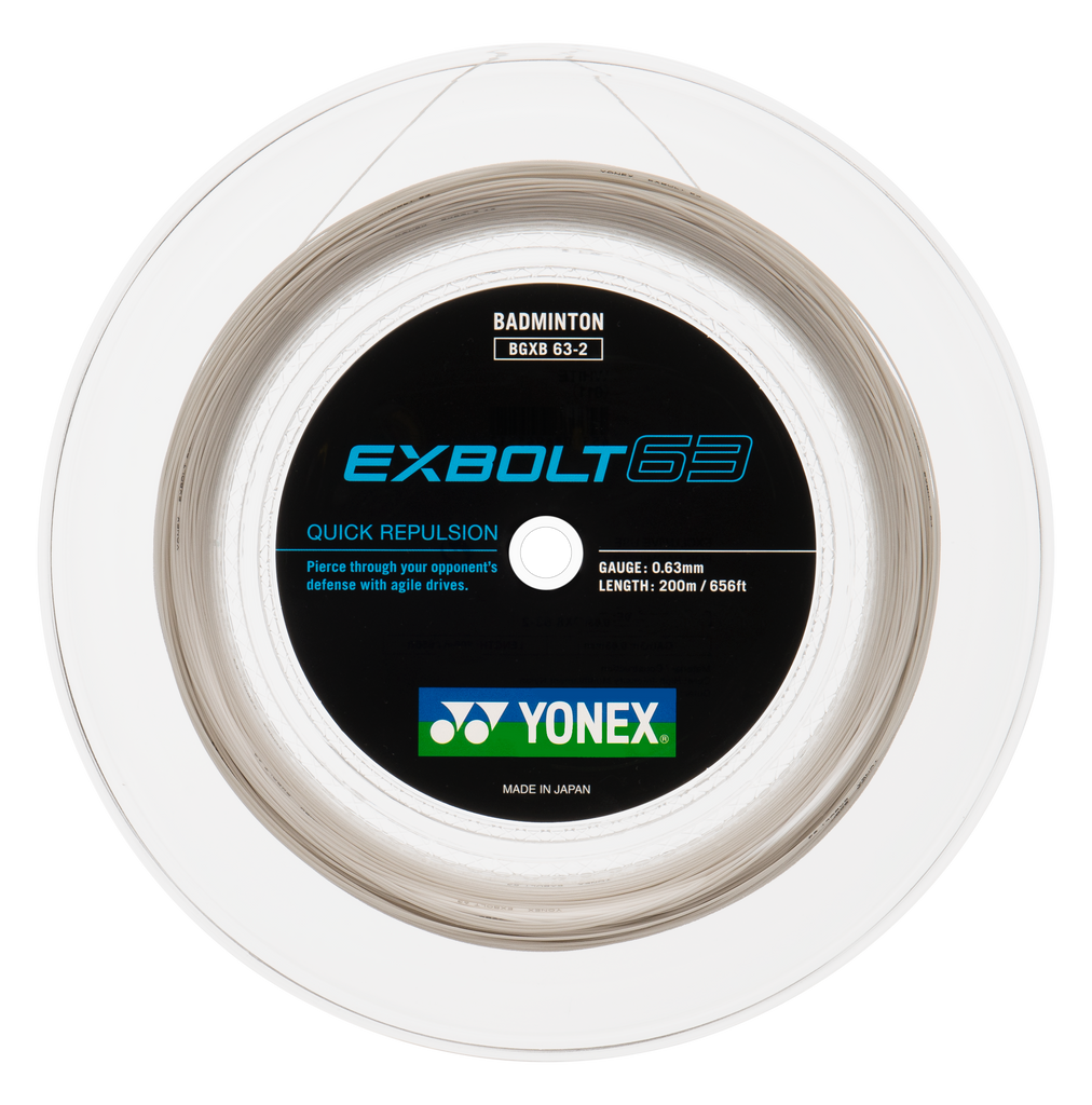 Yonex Exbolt 63 - 200m Badminton String Reel [White]