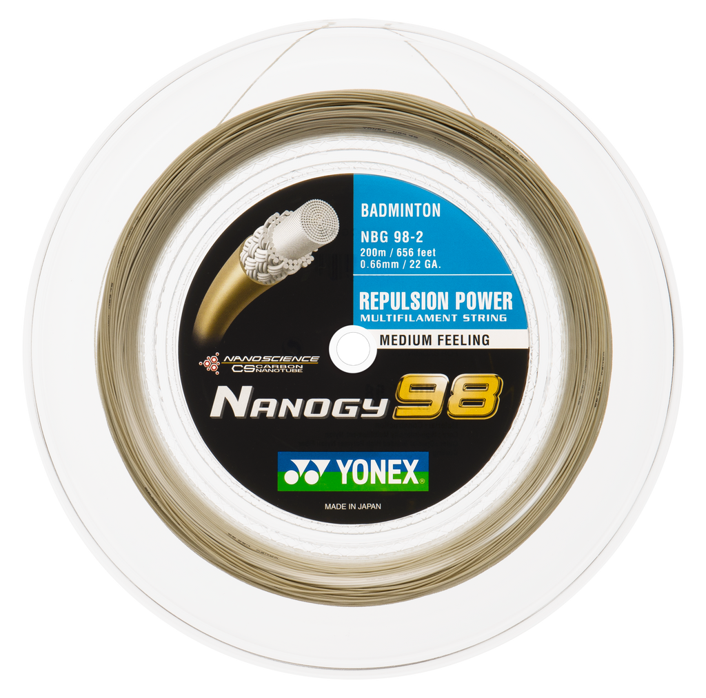 Yonex Nanogy 98 - 200m Badminton String Reel [Cosmic Gold]