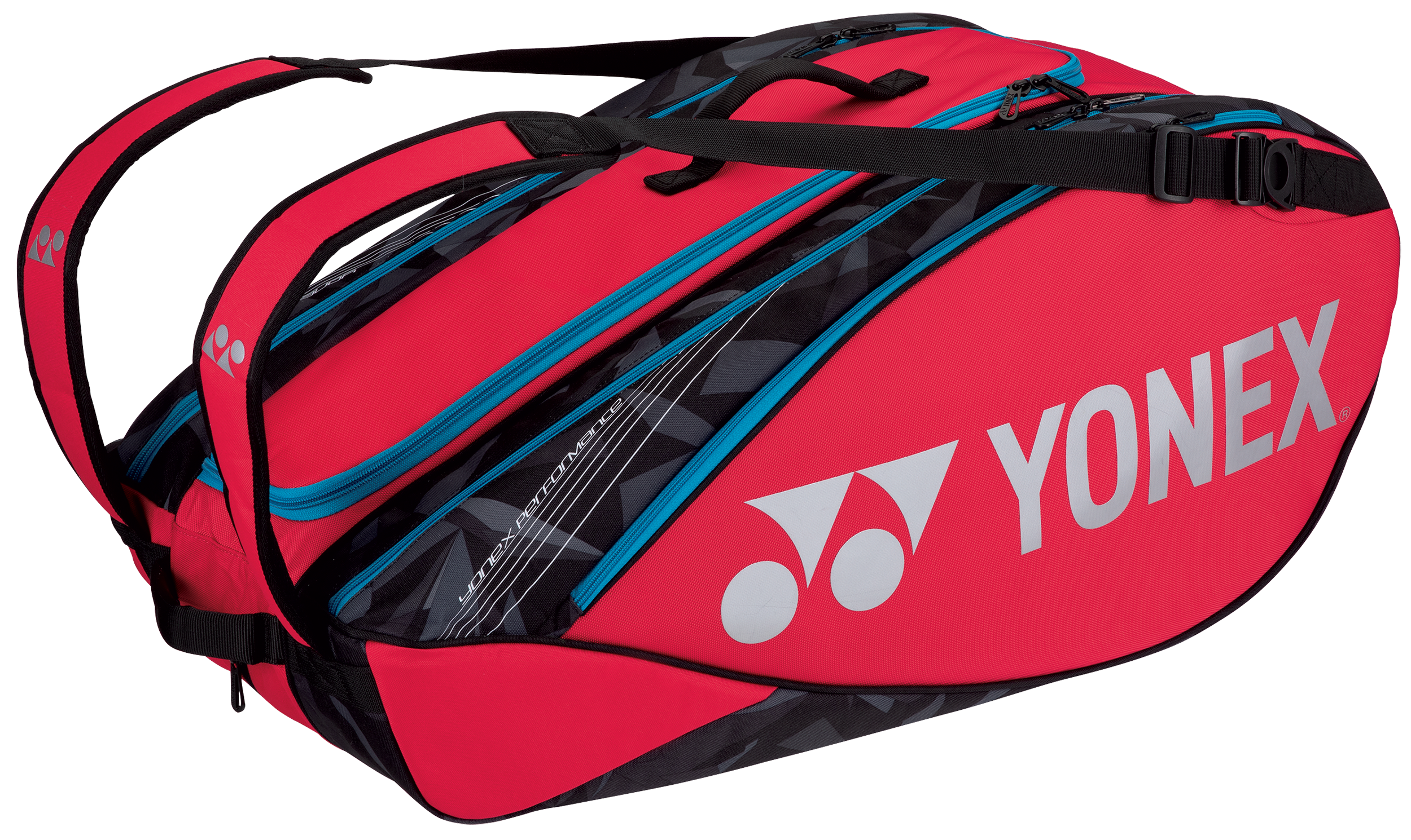 Yonex Pro Racquet Tennis Bag 9 Pack Tango Red