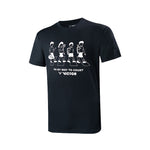 Victor T-15011C Kid's T-Shirt [Black] - Badminton Corner