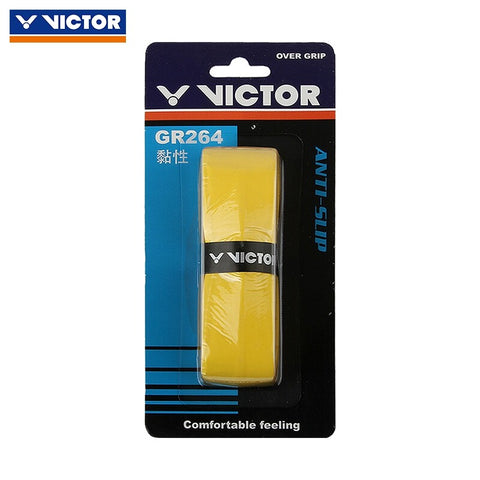 Victor GR264 Anti-Slip Overgrip (1 pack)[Yellow] - Badminton Corner