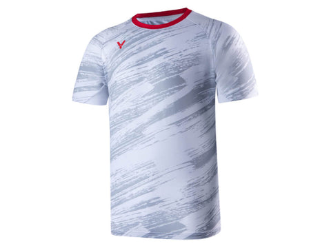 Victor T-20000TD A T-Shirt [White] - Badminton Corner