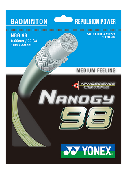 Yonex Nanogy 95 200m Badminton String (cosmic Gold)