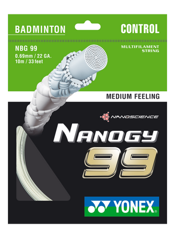 Yonex Nanogy 99 Badminton String [WHITE] - Badminton Corner
