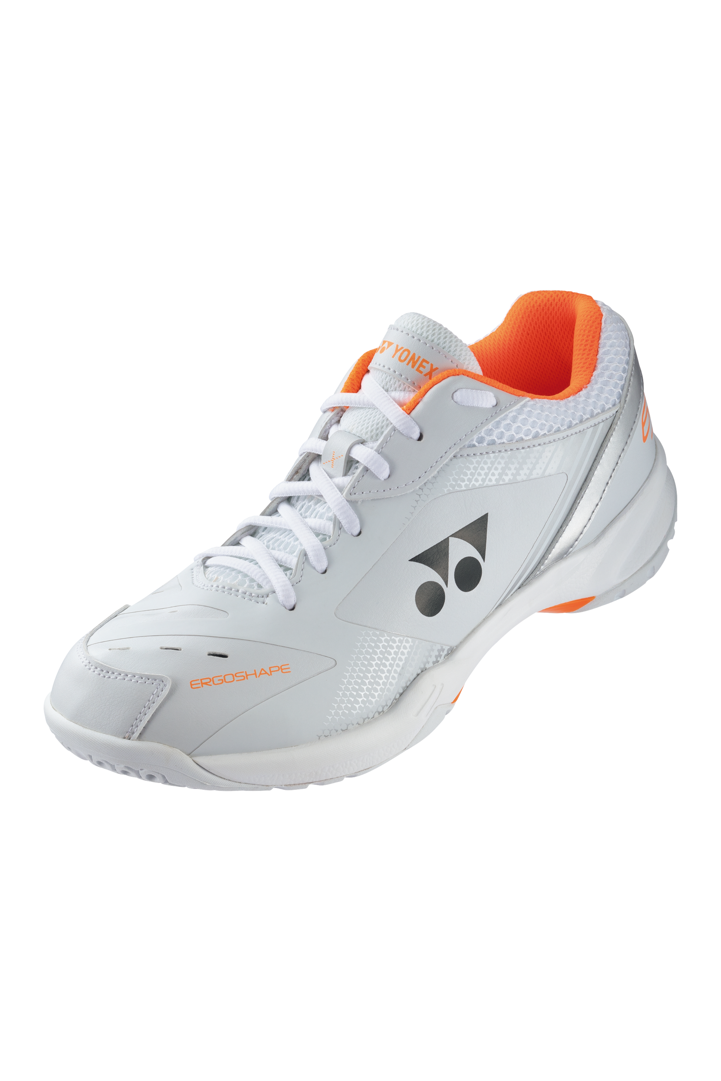 Yonex Power Cushion 65 X (White/Orange) | Badminton Corner Yonex Power Cushion 65 X (White/Orange) | Badminton Corner