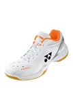 Yonex Power Cushion 65 Z3 Wide Unisex Shoe (White/Orange) - Badminton Corner